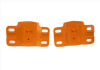 Ford Racing 2021+ Bronco Front Bumper Tow Hooks - Orange (Pair) - M-18954-BO Photo - Unmounted