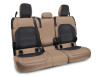 PRP Seats PRP 2020Jeep Gladiator JT Rear Bench Cover with Cloth Interior - Black/Tan - B055-04