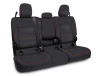 PRP Seats PRP 2020 Jeep Gladiator JT Rear Bench Cover with Leather Interior - Black with Red Stitching - B056-01