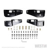 Westin 18-22 Jeep Wrangler JLU 4dr Platinum 4 Oval Nerf Step Bars - Tex. Blk - 21-4065 Photo - Unmounted