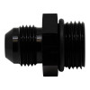 DeatschWerks 10AN ORB Male to 8AN Male Flare Adapter Incl O-Ring - Anodized Matte Black - 6-02-0406-B