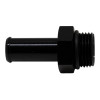 DeatschWerks 8AN ORB Male to 1/2in Male Barb Fitting Incl O-Ring - Anodized Matte Black - 6-02-0508-B