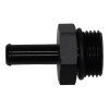 DeatschWerks 10AN ORB Male to 3/8in Male Barb Fitting - Anodized Matte Black - 6-02-0514-B