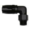 DeatschWerks 10AN ORB Female Swivel 90-Degree Hose End CPE - Anodized Matte Black - 6-02-0829-B