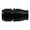 DeatschWerks 10AN Female Swivel Straight Hose End PTFE Incl 1 Olive Insert - Anodized Matte Black - 6-02-0858-B