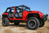 DV8 Offroad Aluminum Mesh Inserts For Front JK Rock Doors - RDSTTB-FMS