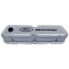 Ford Racing Logo Stamped Steel Valve Covers - Chrome - 302-071 User 1