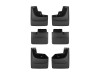 WeatherTech 21-22 Ford F-150 Raptor No Drill MudFlaps (Front + Mid + Rear Set) - Black - 110150-110151-120150 Photo - Primary