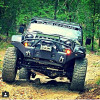  DV8 Offroad 07-18 Jeep Wrangler JK/JL FS-1 Full Length Steel Front Bumper - FBSHTB-01 