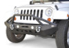  DV8 Offroad 07-18 Jeep Wrangler JK/JL FS-8 Mid Length Steel Front Bumper w/ LED Lights - FBSHTB-08 