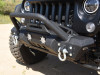  DV8 Offroad 07-18 Jeep Wrangler JK/JL FS-11 Stubby Mid Length Steel Front Bumper w/ Winch Plate - FBSHTB-11 