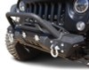  DV8 Offroad 07-18 Jeep Wrangler JK/JL FS-11 Stubby Mid Length Steel Front Bumper w/ Winch Plate - FBSHTB-11 