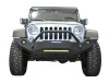  DV8 Offroad 07-18 Wrangler JK FS-18 Mid Length Steel Front Bumper w/ Fog Lights - FBSHTB-18 