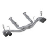  MBRP 14-19 Chevrolet Corvette 3in Dual Split Rear Cat Back w/ Carbon Fiber Tips - S70303CF 