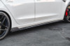 Vivid Racing VR Aero 2018+ Tesla Model 3 Matte Carbon Fiber Side Skirts - VR-TSLM3-615-M 