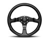 MOMO Momo Competition Steering Wheel 350 mm - Black AirLeather/Black Spokes - COM35BK0B 