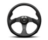 MOMO Momo Jet Steering Wheel 320 mm -  Black AirLeather/Black Spokes - JET32BK0B 