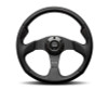 MOMO Momo Jet Steering Wheel 350 mm -  Black AirLeather/Black Spokes - JET35BK0B 