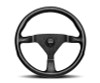 MOMO Momo Montecarlo Steering Wheel 320 mm - Black Leather/Black Stitch/Black Spokes - MCL32BK1B 