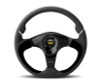 MOMO Momo Nero Steering Wheel 350 mm - Black Leather/Suede/Black Spokes - NER35BK0B 