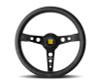 MOMO Momo Prototip Heritage Steering Wheel 350 mm - Black Leather/White Stitch/Black Spokes - PRH35BK2B 