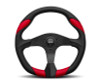 MOMO Momo Quark Steering Wheel 350 mm - Black Poly/Black Spokes - QRK35BK0R 