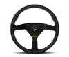 MOMO Momo MOD78 Steering Wheel 320 mm - Black Suede/Black Spokes - R1909/33S 
