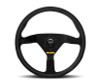 MOMO Momo MOD78 Steering Wheel 350 mm -  Black Suede/Black Spokes - R1909/35S 