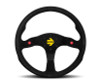 MOMO Momo MOD80 Steering Wheel 350 mm -  Black Suede/Black Spokes - R1980/35S 