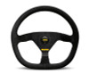 MOMO Momo MOD88 Steering Wheel 350 mm -  Black Suede/Black Spokes - R1988/35S 