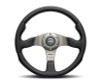 MOMO Momo Race Steering Wheel 350 mm - Black Leather/Anth Spokes - RCE35BK1B 