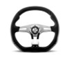MOMO Momo Trek RSteering Wheel - Trek R/350 mm mmeter -  Black AirLeather/Brshd Al Spokes - TRK-R35BK0B 