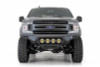  Addictive Desert Designs 18-20 Ford F-150 Bomber Front Bumper w/ 4 Rigid 360 6IN Mounts - F180014110103 