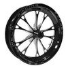Weld V-Series 15x12 / 5X4.5in BP / 6in BS Polished Wheel - Black SBL MT - 84P512212F