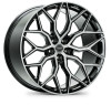  Vossen HF-2 20x9 / 5x112 / ET32 / Flat Face / 66.56 - Brushed Gloss Black - HF2-0M08 