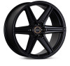  Vossen HF6-2 22x9.5 / 6x139.7 / ET20 / Deep Face / 106.1 - Satin Black - HF62-2G25 