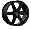  Vossen HF6-2 24x10 / 6x135 / ET25 / Deep Face / 87.1 - Gloss Black - HF62-4F46 