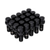  Vossen Lug Bolt - 14x1.5 - 28mm - 17mm Hex - Cone Seat - Black (Set of 20) - LUG-B1450-28-BC 