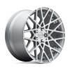  Rotiform R110 BLQ Wheel 18x8.5 5x112 35 Offset - Gloss Silver Machined - R1101885F8+35 