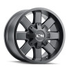 ION Wheels ION Type 141 17x9 / 5x114.3 BP / 18mm Offset / 87mm Hub Satin Black Wheel - 141-7956B18 