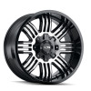 ION Wheels ION Type 144 20x10 / 6x135 BP / -19mm Offset / 106mm Hub Black/Machined Wheel - 144-2137B 