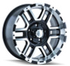 ION Wheels ION Type 179 20x9 / 6x139.7 BP / 12mm Offset / 106mm Hub Black/Machined Wheel - 179-2983B 