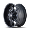 ION Wheels ION Type 181 20x12 / 6x135 BP / -44mm Offset / 106mm Hub Satin Black/Milled Spokes Wheel - 181-2237M 