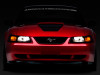 Raxiom 99-04 Ford Mustang Axial Series OE Style Headlights- Black Housing (Smoked Lens) - 49110 Photo - Close Up