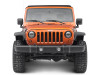 Raxiom 07-18 Jeep Wrangler JK LED Halo Headlights- Black Housing (Clear Lens) - J123773 Photo - Close Up