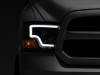 Raxiom 09-18 Dodge RAM 1500 LED Bar Headlights- Black Housing (Clear Lens) - R117803 Photo - Close Up
