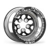 Weld Alpha-1 15x16 / 5x4.75 BP / 5in. BS Black Wheel - Black Double Beadlock - 83B-516280CB Photo - Primary