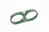 Radium Engineering 2-Piece Fuel Pump Clamp For Bosch 044 - Green W/ Logo - 20-0122 Photo - Primary
