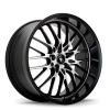 Konig Konig Lace 17x7 10x110/115 ET40 Black/Machine Spoke - LA77T15405