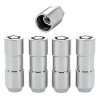 McGard Wheel Lock Nut Set - 4pk Cone Seat Duplex 9/16-18 / 7/8 Hex / 2.5in Length - Chrome - 24134